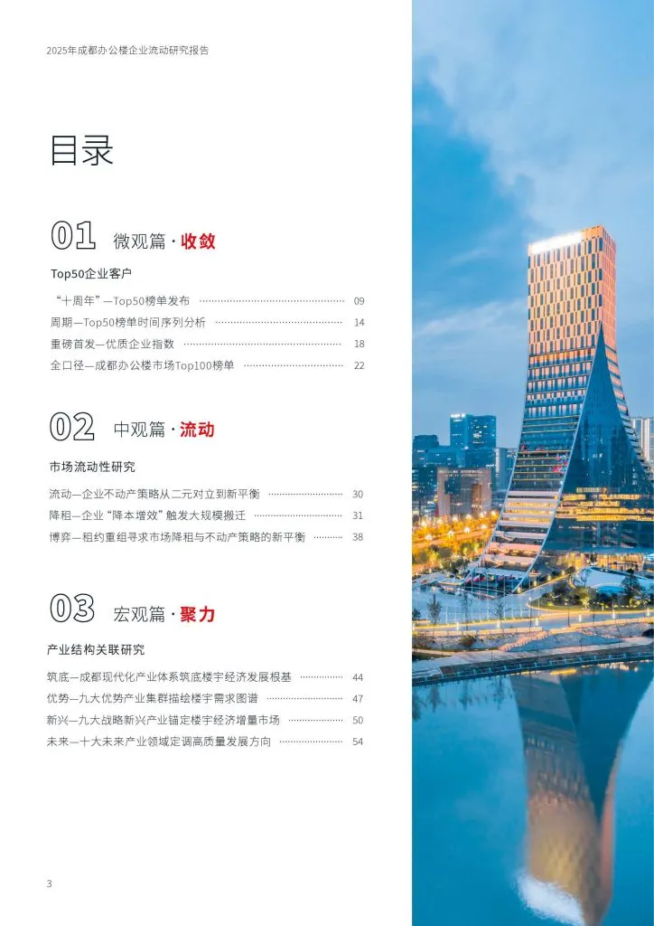 JLL：2025年成都办公楼企业流动研究报告（附下载地址） - 幸福的耗子-幸福的耗子