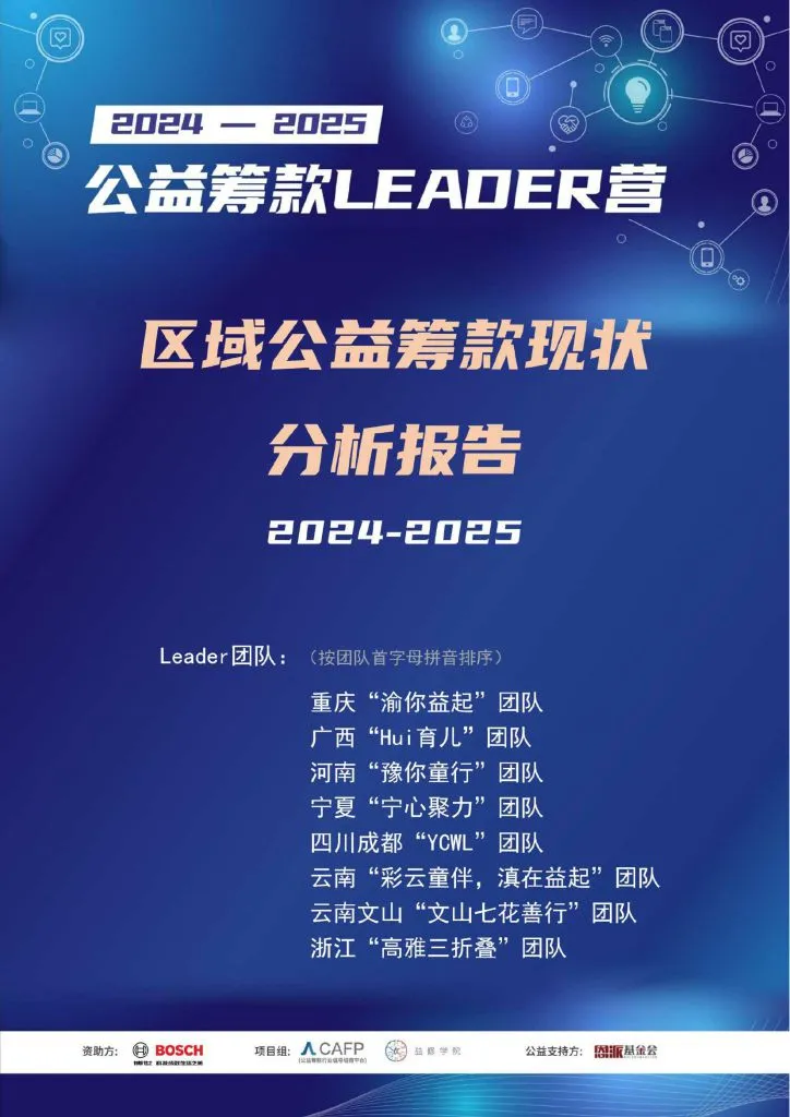 公益筹款Leader营:2024-2025区域公益筹款现状分析报告(附下载地址) - 幸福的耗子-幸福的耗子